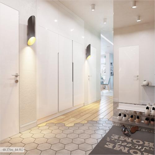 Интерьер в ярких тонах в ЖК Аристократ 10