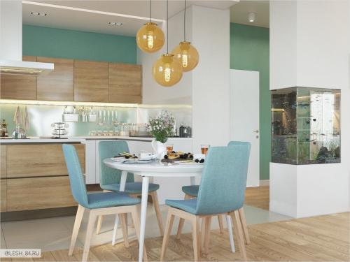 Интерьер в ярких тонах в ЖК Аристократ 05