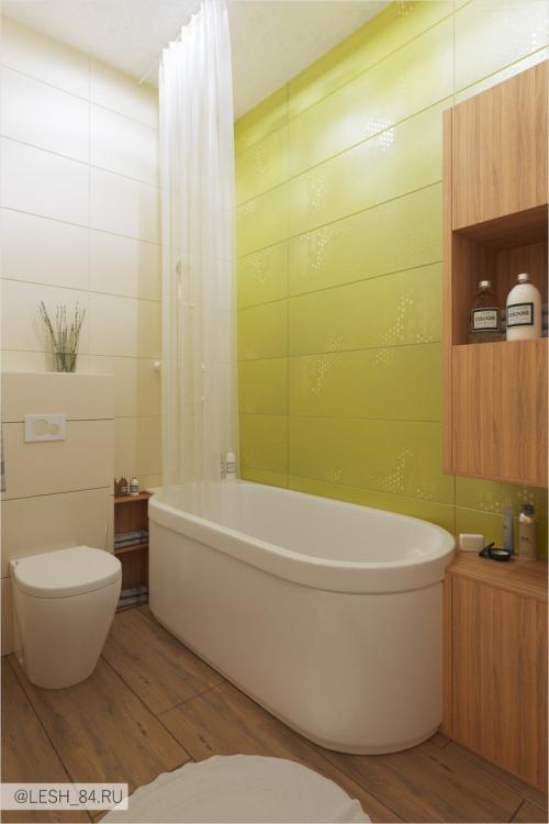 Интерьер в ярких тонах в ЖК Аристократ 20