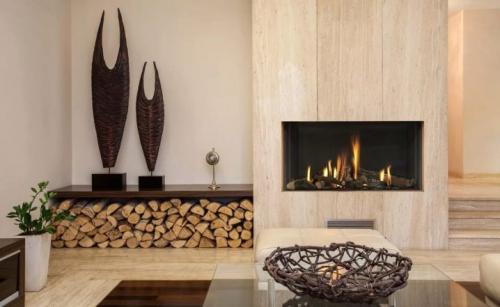 Как встроить камин в мебель. Разновидности