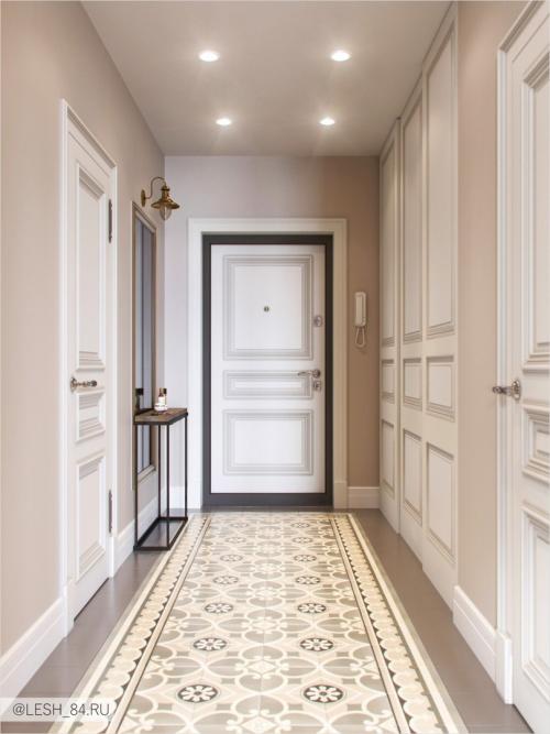 Лофт и американская классика в интерьере квартиры 09