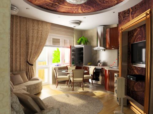 Мебель для маленькой студии. Идеальное решение