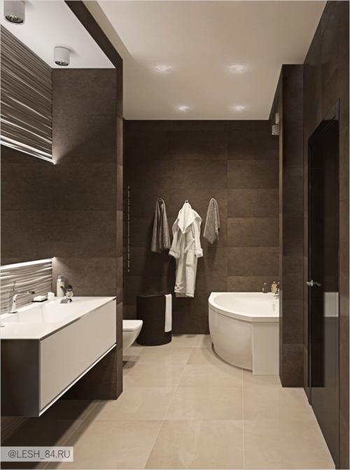 Мужской интерьер в таунхаусе 17