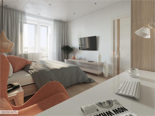 Квартира холостяка в современном стиле 11