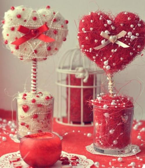 Как сделать топиарий в домашних условиях. Сердце из подручных материалов в домашних условиях ко Дню влюбленных (14 февраля)