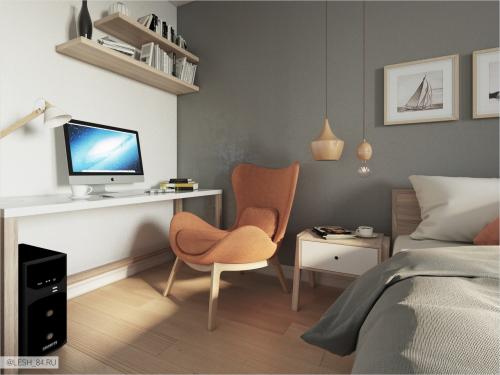 Квартира холостяка в современном стиле 10