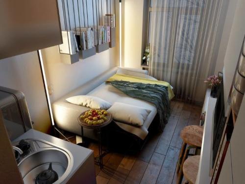 Маленька квартира. Самые маленькие квартиры мира и России. Реальные фото.