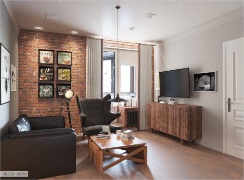 Лофт для молодой семейной пары 05