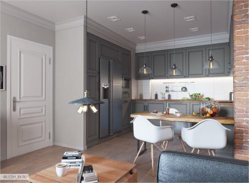 Лофт для молодой семейной пары 03