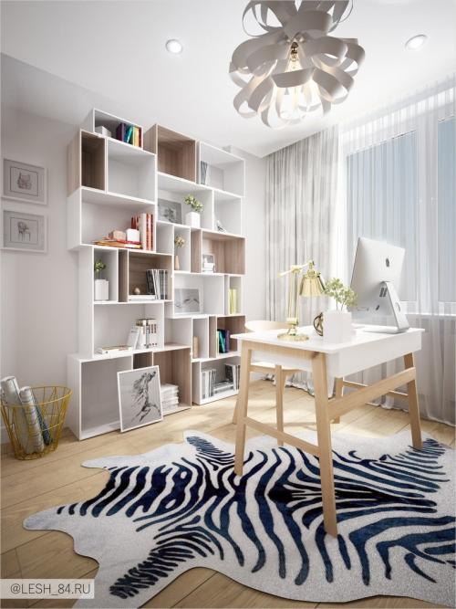 Интерьер с элементами лофт в ЖК Самоцветы 04