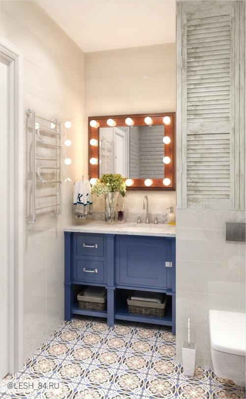 Интерьер с элементами лофт в ЖК Самоцветы 16