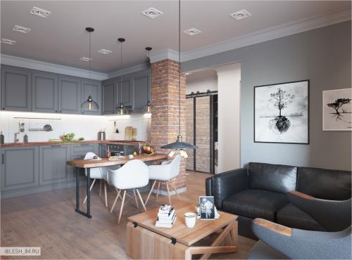 Лофт для молодой семейной пары 06