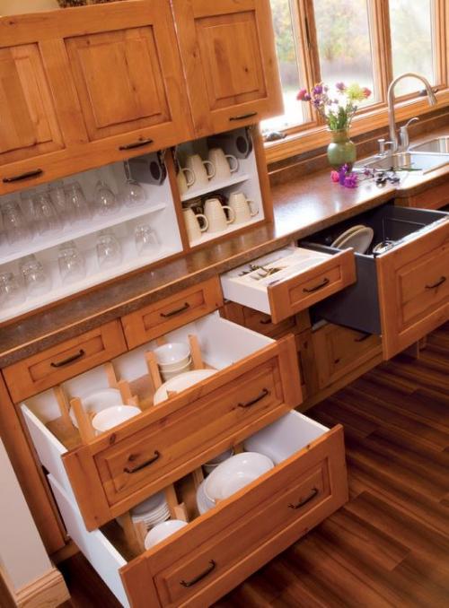 Как красиво и удобно хранить посуду 04