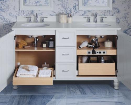 Варианты хранения в ванной комнате 12