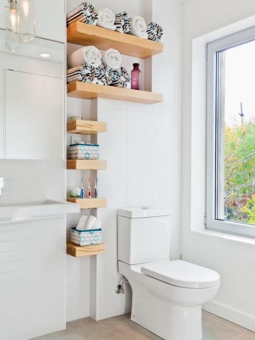 Варианты хранения в ванной комнате 10