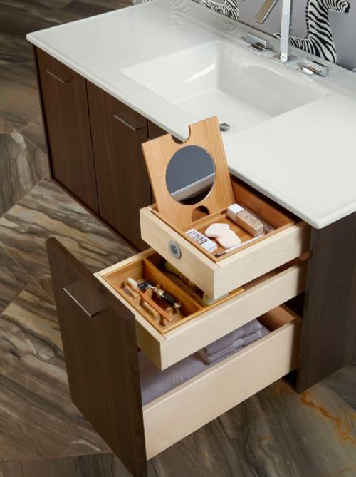 Варианты хранения в ванной комнате 11