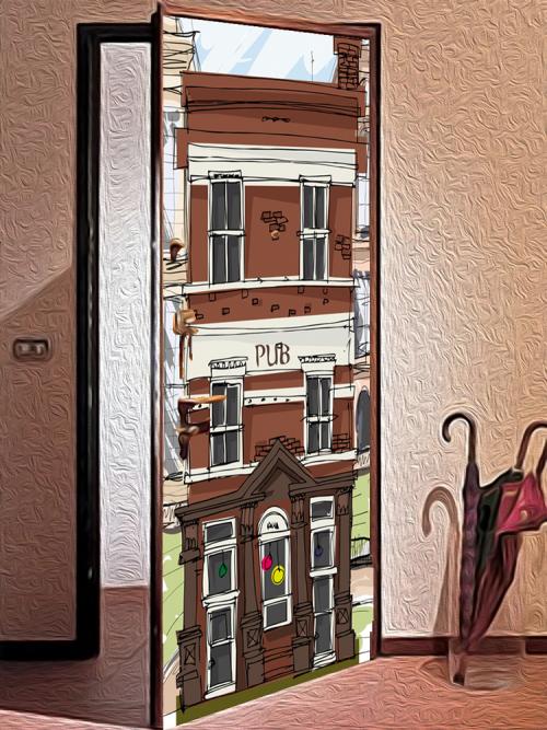 6 идей декорирования дверей 01