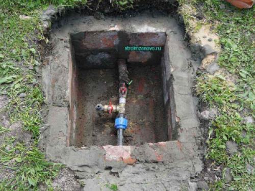 Смотровой колодец для водопровода из кирпича. Как сделать смотровой колодец для водопровода