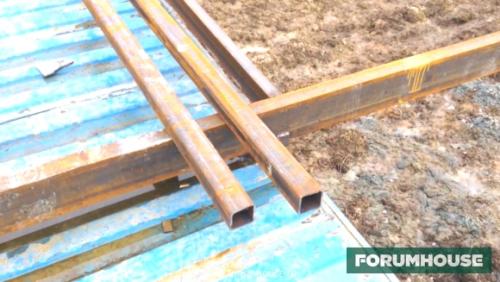 Дом из контейнеров зимой. Поэтапное строительство дома из морских контейнеров