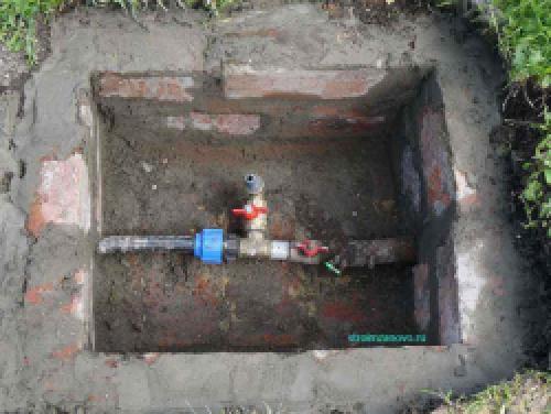 Смотровой колодец для водопровода из кирпича. Как сделать смотровой колодец для водопровода