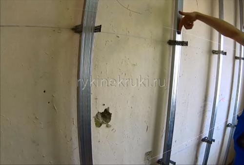 Профиля для гипсокартона способы крепления. Монтаж стоечных профилей под гипсокартон