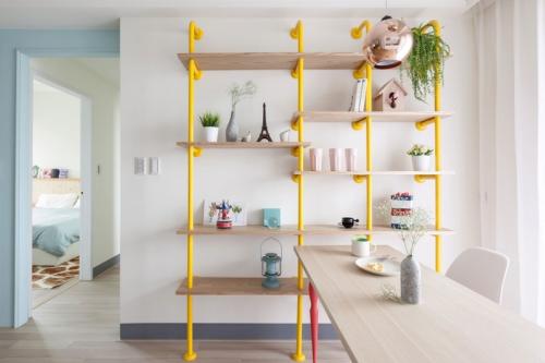 Интерьер квартиры молодой девушки в пастельных оттенках 13