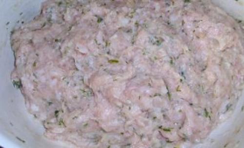 Куриные котлеты с манкой