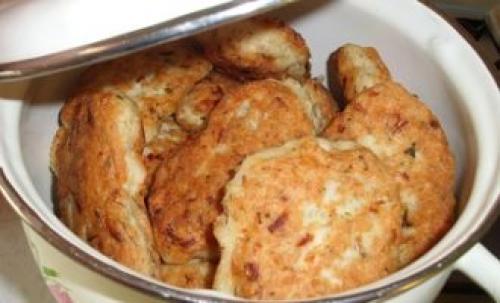 Куриные котлеты с манкой