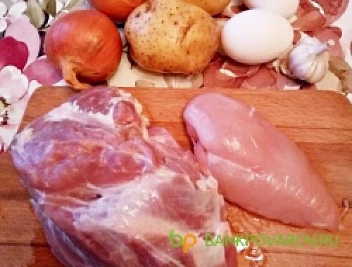 Котлеты из куриного фарша без хлеба. Котлеты из свинины и курицы без хлеба