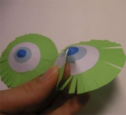 Поделка стрекоза своими руками. Объемная аппликация из цветной бумаги. Стрекоза