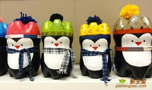 Как сделать пингвинов из бутылок