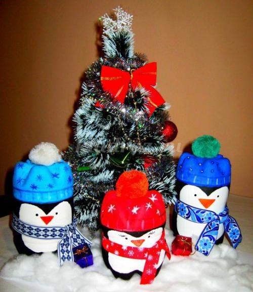 Пингвин поделка из бутылки. Забавные пингвины из пластиковых бутылок 09 Пингвин поделка из бутылки. Забавные пингвины из пластиковых бутылок 09