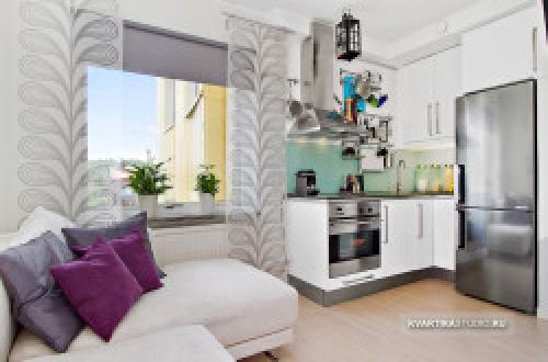 Дизайн квартиры-студии 17 кв м фото