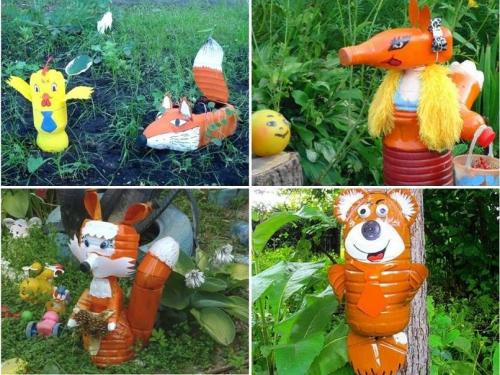 Что можно сделать из пластиковых пятилитровых бутылок. 5 необычных идей применения пластиковых 5 литровых бутылок на даче