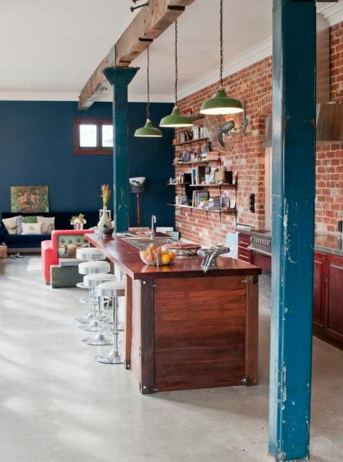 Холодные оттенки в интерьере 01