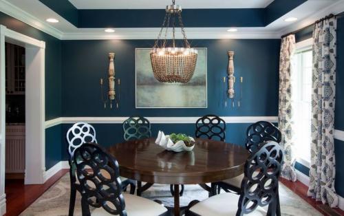 Холодные оттенки в интерьере 09