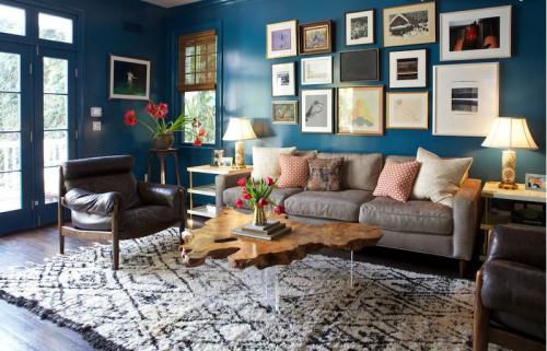 Холодные оттенки в интерьере 07