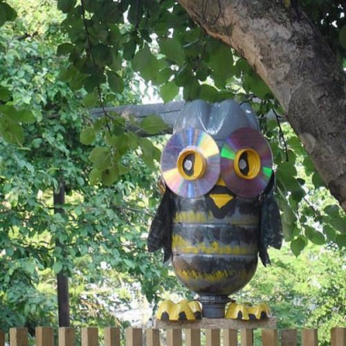 Сова из пластиковой бутылки. Филин из пластиковых бутылок 35 Сова из пластиковой бутылки. Филин из пластиковых бутылок 35