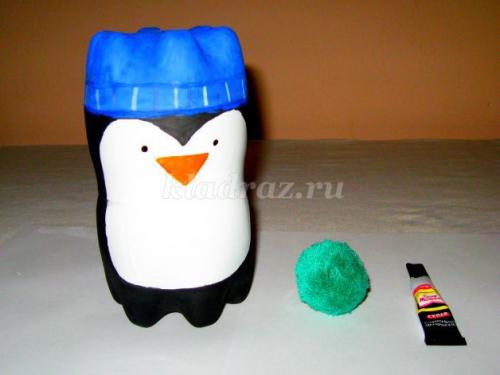 Как сделать пингвина из пластиковой бутылки? Поделки из пластиковых бутылок