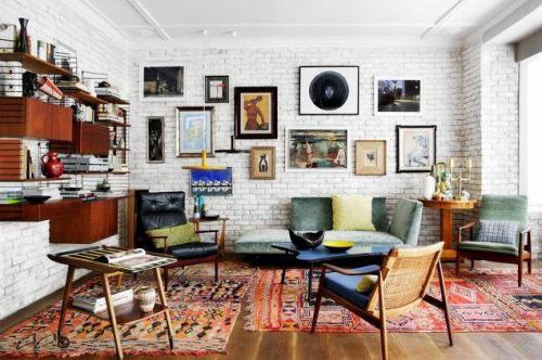 Какие обои сочетаются с кирпичной кладкой. Виды обоев под кирпичную кладку 07