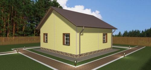Дома из бруса одноэтажные красивые дома. Выбор габаритов