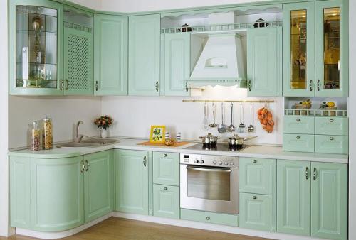 Как расположить технику на угловой кухне. Какой стиль для угловой кухни выбрать