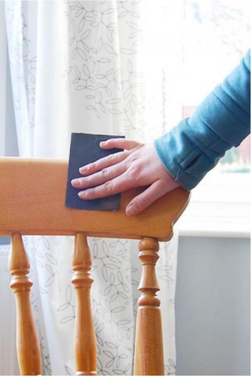 Что можно сделать из старого стула. Спосо. Покраска стула