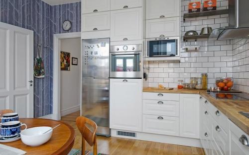 Как расположить технику на угловой кухне. Какой стиль для угловой кухни выбрать