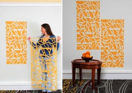 Цветы рисунки на стене. Некоторые особенности росписи по штукатурке