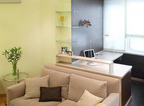 Дизайн комнаты с 5 углами. Многофункциональная двухкомнтная квартира с пятью углами