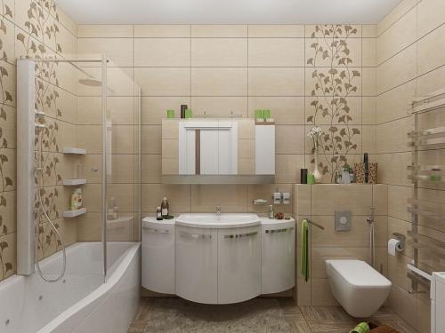 Плитка арабески дизайн ванной комнаты. Выбор дизайна и стиля