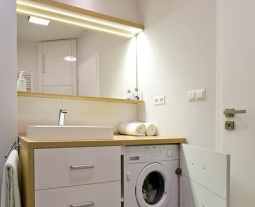 Высота столешницы в ванной для накладной раковины. Раковина над стиральной машиной — удобно ли?