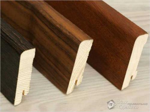 Плинтус в цвет дверей или пола. Принци.  Плинтус для пола в тон дверей и/или дверных наличников 34