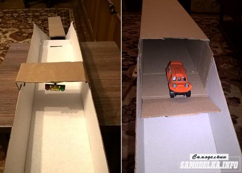 Как сделать трек для машинок из картона. Детский гоночный трек своими руками